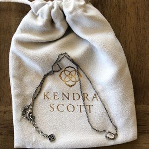 Chelsea Antique Silver Necklace Kendra Scott
